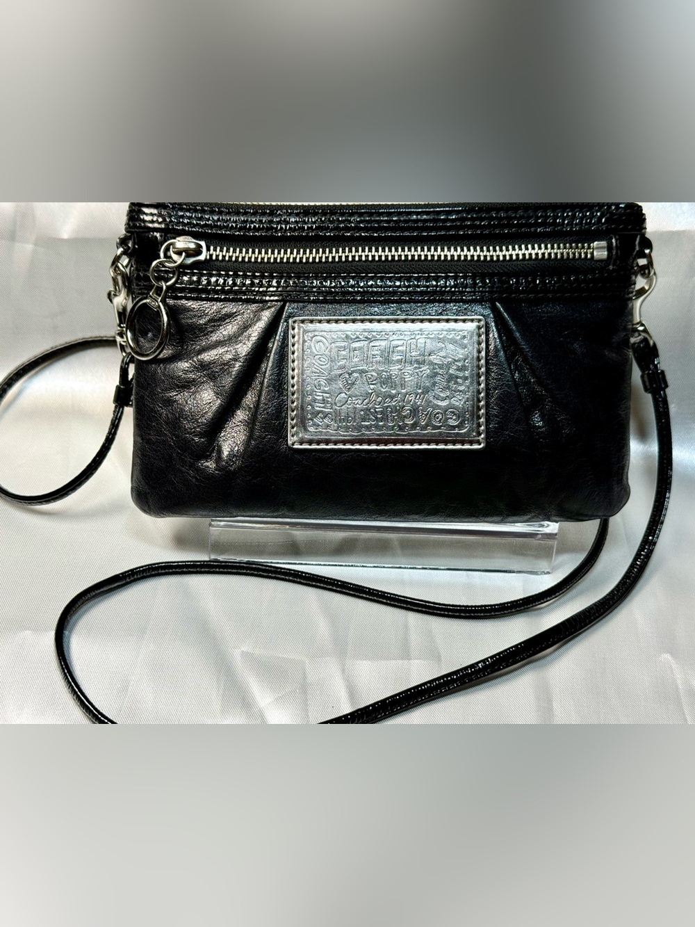 Coach Poppy Leather Crossbody Bag